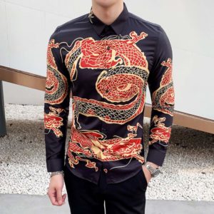 camisas chinas para hombre