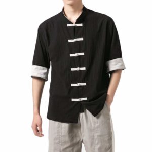 camisas chinas tradicionales para hombre
